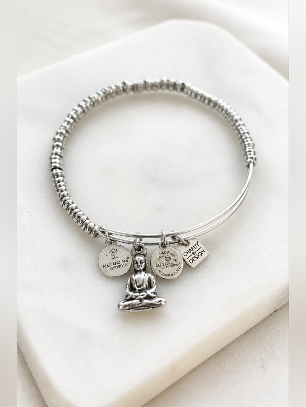 ALEX AND ANI Budda Charm Bracelet GUC